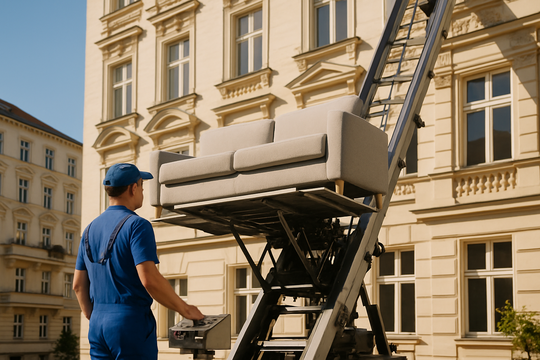 Möbellift Einsatz in Berlin – Schritt-für-Schritt Ablauf